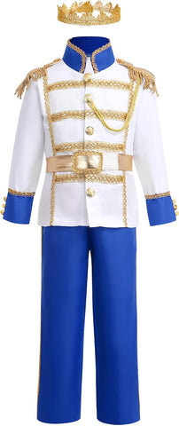 IMEKIS Kids Royal King Costume, size M (8-10yo) condition new, no original box
