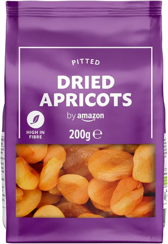 by Amazon Dried Apricots, 200g best before 15/3/24 (ref T11-2)