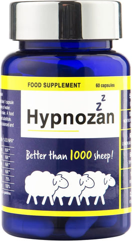 Hypnozan - Pills for Better Sleep, x60 capsules scruffy box , best before 10/26