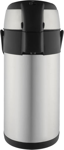 Pioneer Flasks Stainless Steel Airpot Hot Cold Water Tea Coffee Dispenser Satin Finish, 3 Litres- new but open scruffy box