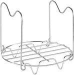 Steamer Rack Trivet with Handles (Handle without silicone, For 6qt) New but no original packaging