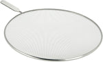 Metaltex Aluminium Mesh Splatter Screen Splash Guard,Silver,33 cm new but mesh dented in places
