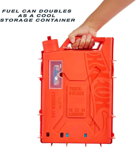 Hot Wheels Track Builder Unlimited Fuel Can Stunt Box, Used- very good, missing 1 track connector, no original packaging