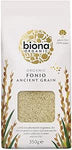 Biona Organic Fonio Grain, 350g - Ancient Grain, best before 24/07/25, scruffy pack