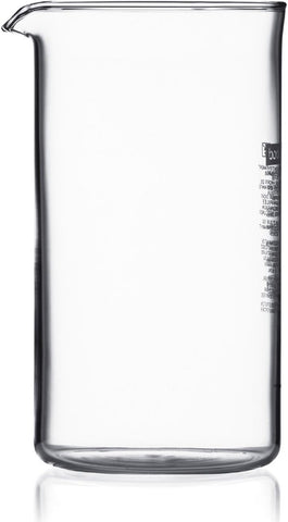Bodum 1508 Replacement Glass, 8 Cups, 1.0 L- new but 1,5cm crack to the top, open scruffy box