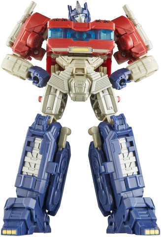 Transformers Studio Series Deluxe One 112 Optimus Prime Action Figure , used-very good , damaged box , opened box