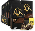 L'OR Espresso Forza Intensity 9 - Nespresso*  - 10 Packs of 10 best before 16/10/24