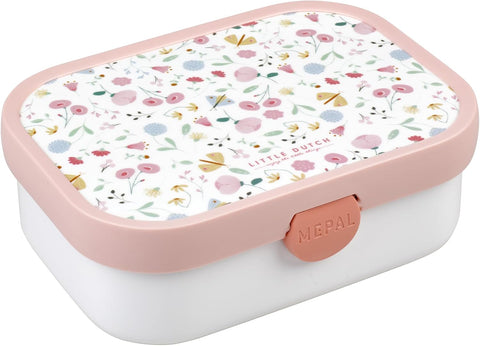 Mepal - Lunch Box Campus Little Dutch - Bento Lunch Box For Children - 750 ml - Flowers & Butterflies- new