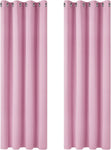 Deconovo Pink Blackout Curtains  46 x 54 Inch , pink , new, not in original packaging