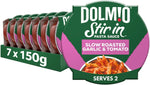 Dolmio Stir In Slow Roasted Garlic and Tomato Pasta Sauce, Bulk Multipack 7 x 150 g pots- best before  04/25- damaged box, open and taped