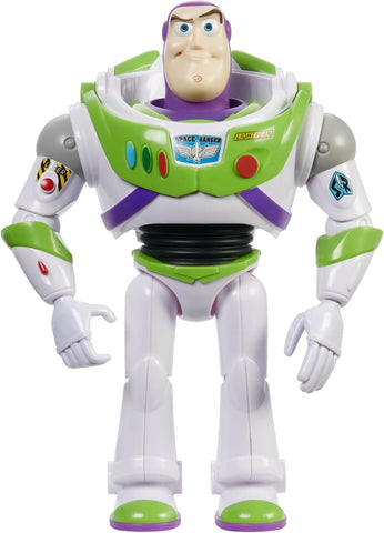 Mattel Disney Pixar Buzz Lightyear Large Action Figure, New but open, scruffy box