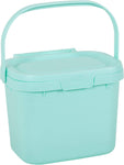 Addis 518418 Everyday Kitchen Food Waste Compost Caddy Bin, 4.5 Litre, Blue Haze, new, no box