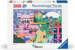 Ravensburger Valladolid, Marie Boiseau 1000 piece Jigsaw puzzle- new content sealed but scruffy box