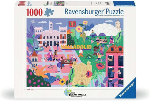 Ravensburger Valladolid, Marie Boiseau 1000 piece Jigsaw puzzle- new content sealed but scruffy box