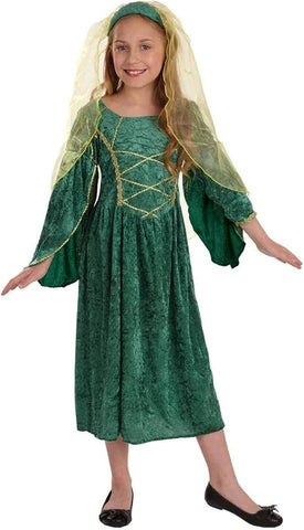 Fun Shack Tudor Queen Costume for Girls, Size L, New but no original packaging