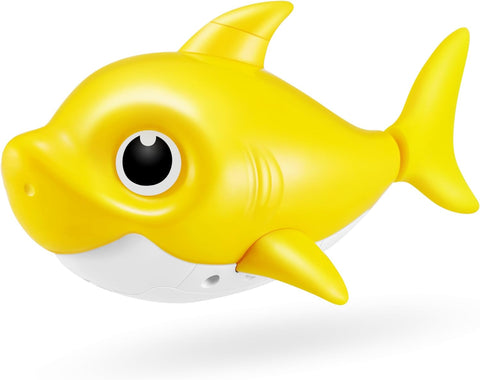 pinkfong Baby Shark Singing Bath Toy Silicone Fin - Yellow , used acceptable condition ,