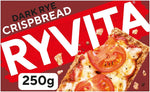 Ryvita Dark Rye Crispbread 250g, best before 12/25