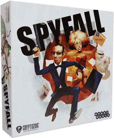 Cryptozoic Entertainment Spyfall Card Game, Used- very good, open box, 1 pack of cards open