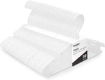 KEPLIN 36 Pack Children's Hangers, Plastic, Nonslip (White)- new but scruffy pack