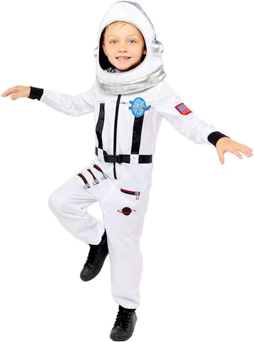 amscan Kids White Spacesuit Astronaut World Book Day Fancy Dress Costume Age: 4-6 Yrs- new but no original packaging