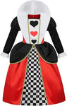 maxToonrain Queen of Hearts Costume Kids, Girls Fancy Dress Red Queen Costume size M (7-8 years)- new but no original packaging
