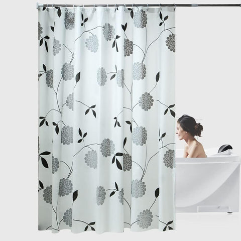 Lkw Ogechi Shower Curtain Flower Pattern, Plastic (240x200 CM)- new but no original packaging