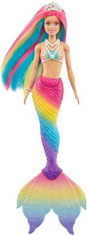 Barbie Dreamtopia Mermaid Doll, condition used-acceptable, tail fin missing, no box (Ref TT67)