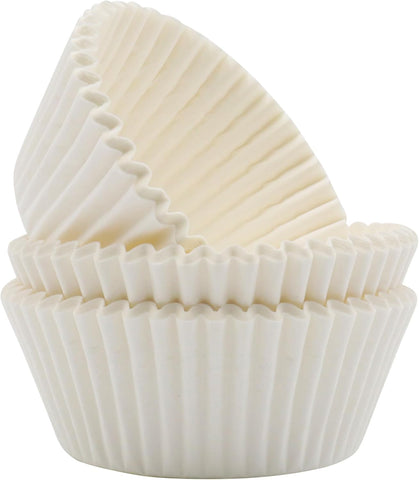 PME Disposable Paper Cupcake Cases, Standard Size, Pack of 60 , White- new but open/scruffy box