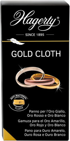 Hagerty Gold Cloth 30x36cm, open, scruffy box