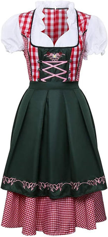 Womens German Beer Festival Costume (L),  refurbished  (ref tt125)