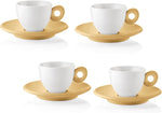 Guzzini Everyday Espresso Cups, Set of 3, condition new but ONLY 3 in the set, open, scruffy box