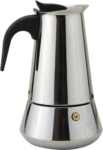 Stainless Steel Coffee Maker 6 Cup , used-very good condition , scruffy box