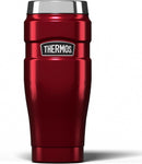 Thermos Stainless King Travel Tumbler Flask- 470ml Red- new but very small scratch on the front, water marks, no original packaging