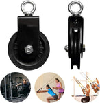MOVKZACV Training Traction Wheel,360 Degree Rotation Traction Wheel,Gym Equipment- new but scruffy packaging