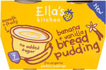 Ella's Kitchen Banana Bread Pudding 7+ Months 4 x 80g, best before 06/25