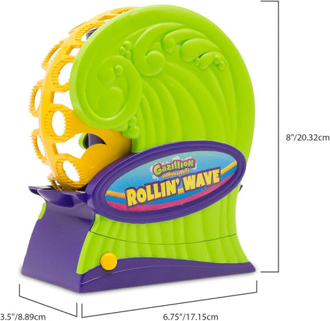 Gazillion Bubbles Gazillion Premium Rollin Wave Bubble Machine  For Kids ages 3+- used acceptable/ slight marks/ no bubble mix/no box