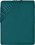 Utopia Bedding Fitted Sheet Super King, Teal - Deep Pocket 14 inch (35 cm) - new but scruffy packaging
