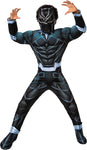 Rubie's Official Marvel Avengers Black Panther Deluxe Child Costume, New but some pulls on fabric, open, scruffy bag