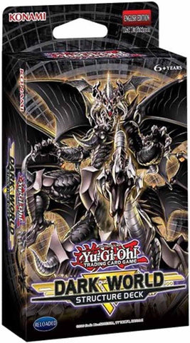 YU-GI-OH! Structure Deck: Dark World, open box, sealed contents