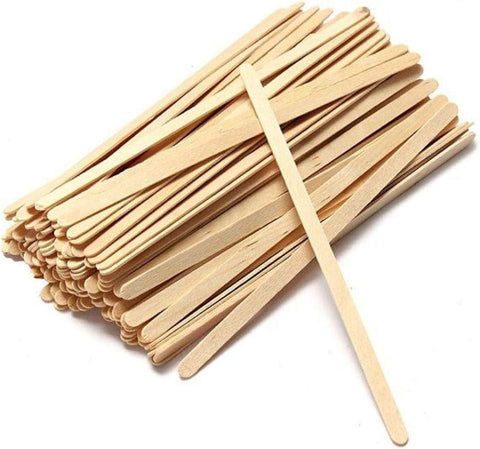 Wooden Drink Stirrers - 5inch Packet 1000, New but open, scruffy box, some may be missing