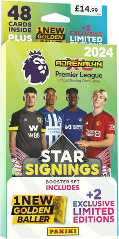 Panini PLA2324SS Premier League 20234/24 Adrenalyn XL Star Signings, open box, sealed contents