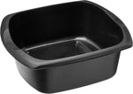 Addis Rectangular Washing Up Bowl, Soft Black, 9.5 Litre- new but small scratches