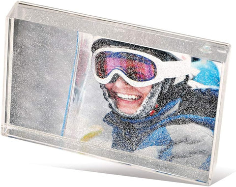 Adventa Glitterblox, Takes 101 x 152mm or 4 x 6 Print- new but small chip out of plastic on back