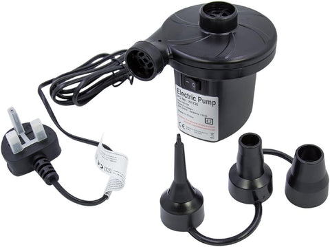 Milestone Camping Rechargeable Electric Air Pump, New, open, scruffy box