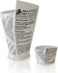 Maxwell & Williams White Basics Newsprint Chip Cup and Dipping Bowl Porcelain, 16.5 cm New in original box