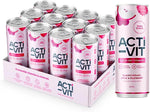Activit Sparkling Vitamin Water blackcurrant, apple, raspberry  11x 330ml cans, 11 cans only, best before 8/26, no box
