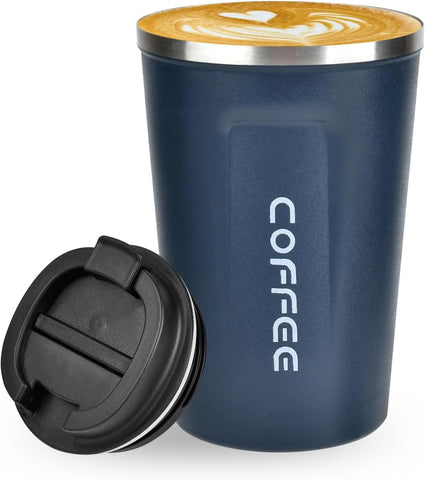 Lychico Coffee Travel Mug, 500ml Insulated Coffee Cup with Leakproof Lid New in original packaging