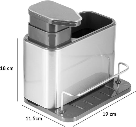 Innoteck Essentials Sink Caddy with Washing Liquid Holder 340ml- new but open,scruffy box