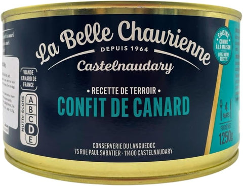 French duck confit La Belle Chaurienne-confit de canard - 1250 gr - 4 or 5 legs, best before 2028