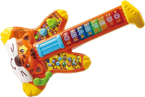 VTech Safari Sounds Guitar Ages 2 Years +, English Version- used very good, scruffy box